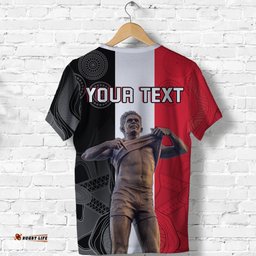 custom personalised saints football t shirt proud nicky winmar
