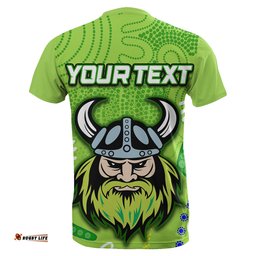 custom personalised raiders t shirt aboriginal simple