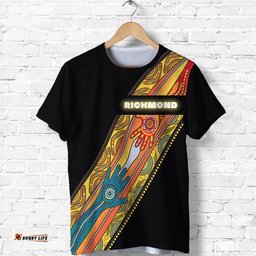 custom personalised richmond premier t shirt tigers aboriginal sport style