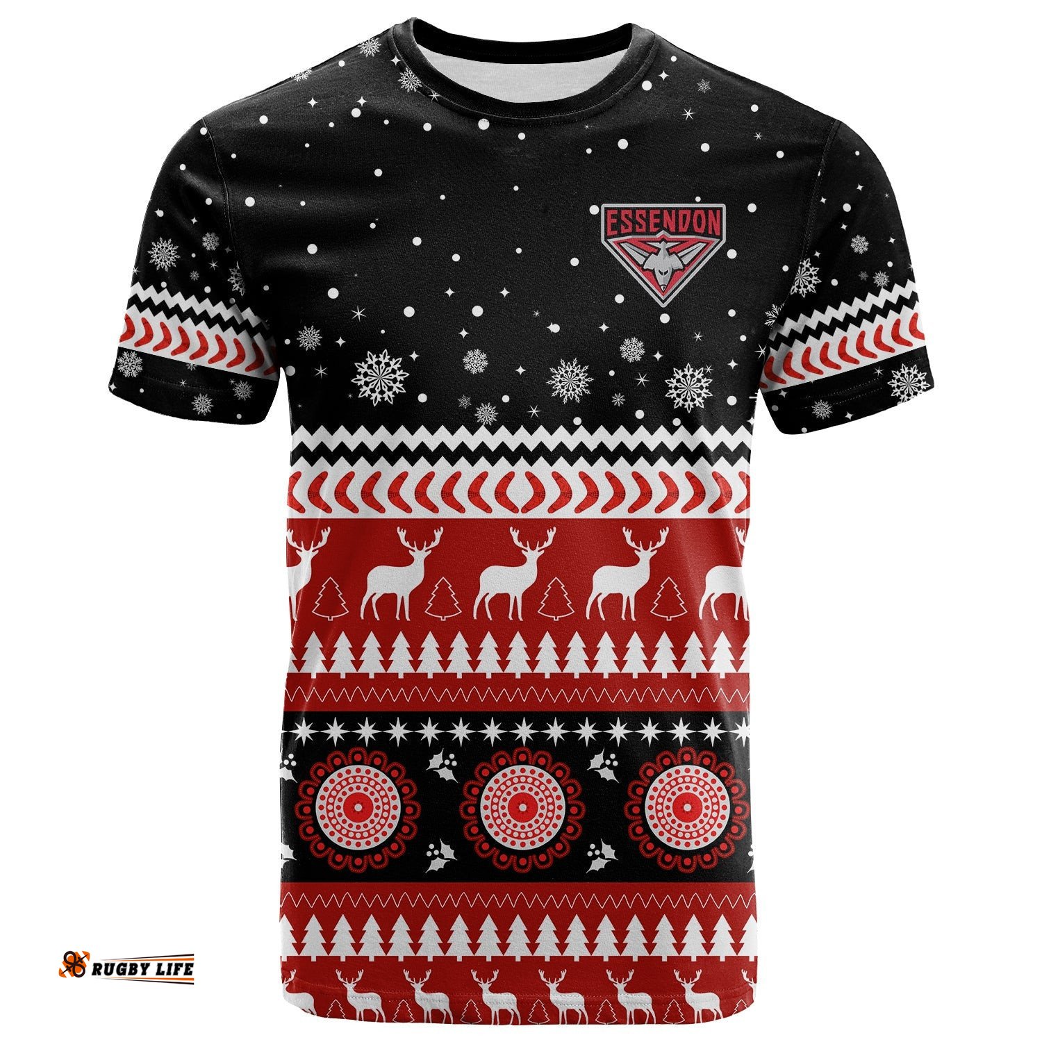 bombers football t shirt christmas essendon