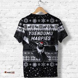 yuendumu magpies football club t shirt christmas simple style black