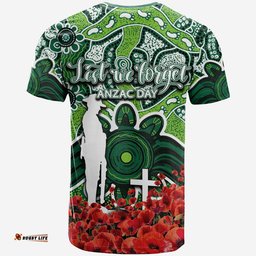 raiders t shirt anzac day poppy flowers with aboriginal