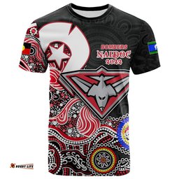 bombers australian football t shirt naidoc 2022 patterns
