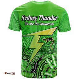 sydney thunder cricket champions t shirt lizard indigenous aboriginal