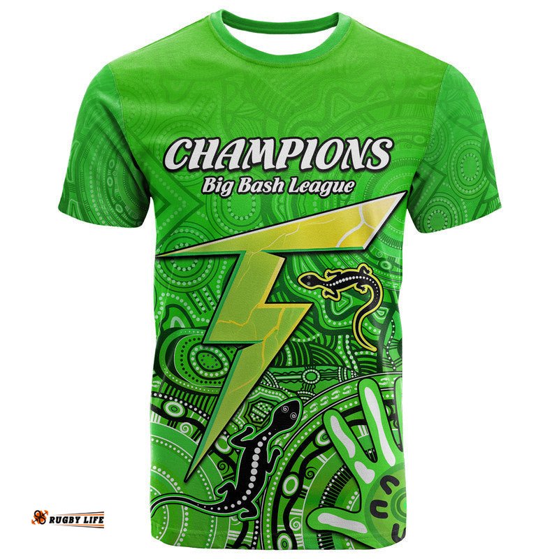 sydney thunder cricket champions t shirt lizard indigenous aboriginal
