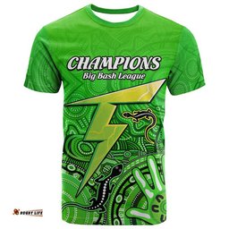 sydney thunder cricket champions t shirt lizard indigenous aboriginal