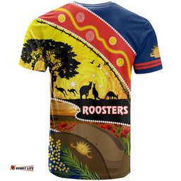 roosters anzac day t shirt rosemary starring night style
