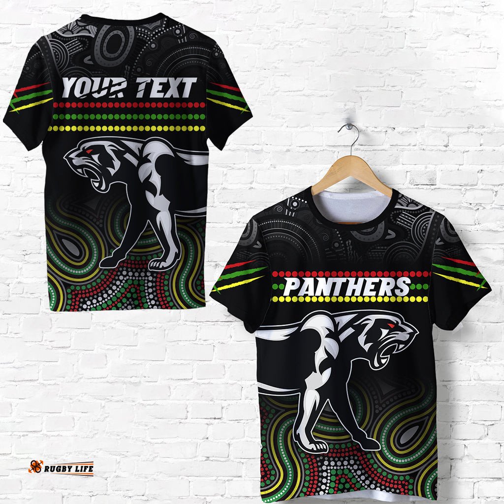 custom personalised panthers indigenous t shirt premiers penrith champion