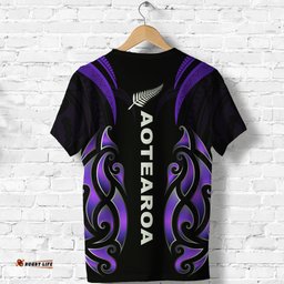 new zealand maori t shirt simple love purple