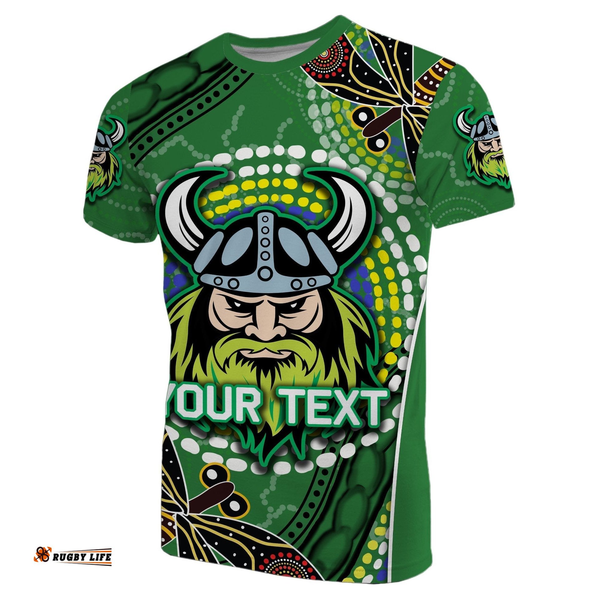 custom personalisedraiders t shirt aboriginal