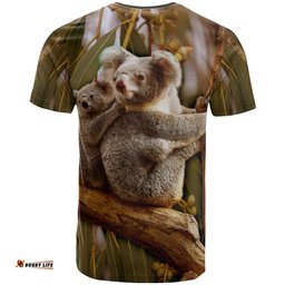 t shirt australian koala t shirt 3d koala