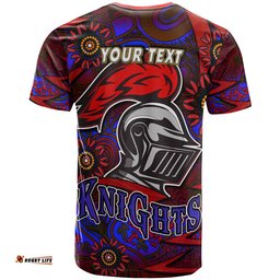 nrlw knights rugby t shirt custom knights womens rugby league aboriginal style player and number woman t shirtAmazing Aussie