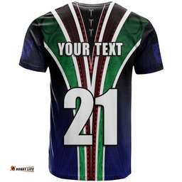 custom personalised new zealand warriors t shirt the warriors special maori silver fern style