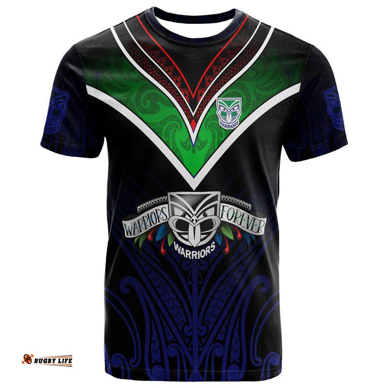 custom personalised new zealand warriors t shirt the warriors special maori silver fern style