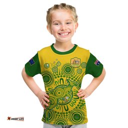 australia soccer t shirt socceroos kangaroo aussie indigenous national color