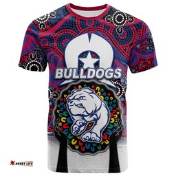 bulldogs australian football t shirt naidoc week 2022