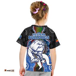 western bulldogs football naidoc week t shirt indigenous