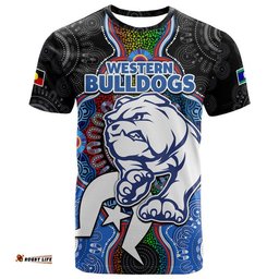 western bulldogs football naidoc week t shirt indigenous