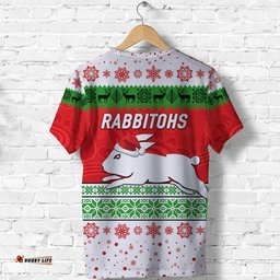 south sydney rabbitohs t shirt christmas simple style white