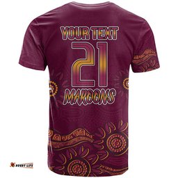 custom qld maroons cane toad blooded aboriginal inspired t shirt