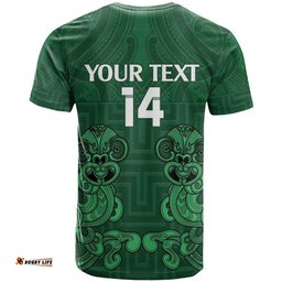 custom aotearoa rugby t shirt new zealand maori kete poutama pattern