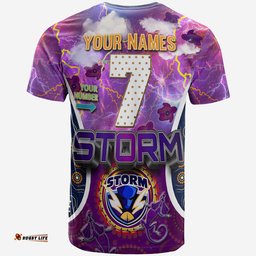 storm rugby t shirt custom storm man thunder power mascot with aboriginal culture personalised name and number t shirt