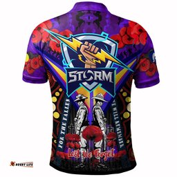storm rugby anzac day watercolour t shirt custom remembrance melbourne storm with poppy flower