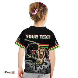 custom personalised panthers rugby t shirt pennies premiers 2022 back to back indigenous original
