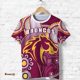 broncos indigenous t shirt brisbane strong