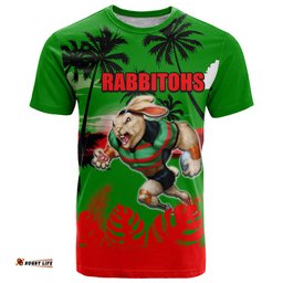 nrl rabbitohs t shirt summer vibe style