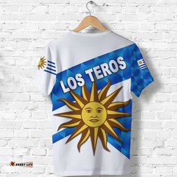custom personalised uruguay rugby t shirt los teros sporty style