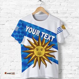 custom personalised uruguay rugby t shirt los teros sporty style