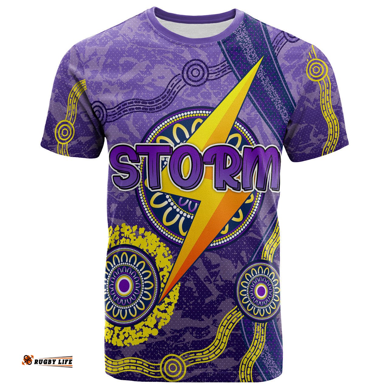 storm rugby t shirt custom aboriginal storm t shirt
