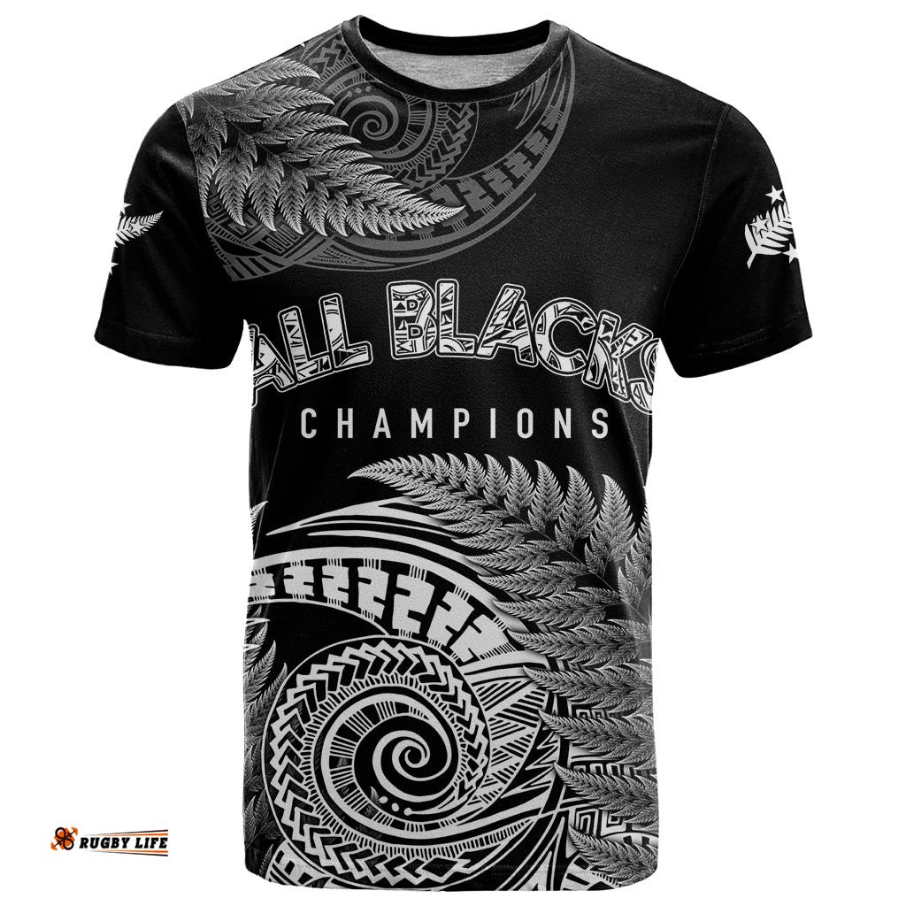 new zealand rugby 2023 t shirt aotearoa silver ferns champions