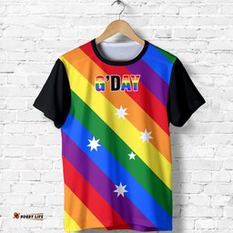 t shirt lgbt pride gday t shirt ver01 unisex