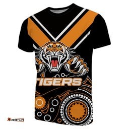 wests tigers t shirt aboriginal symbol