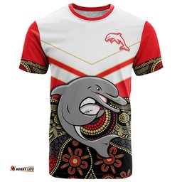 custom text and number dolphins rugby t shirt indigenous dynamic version