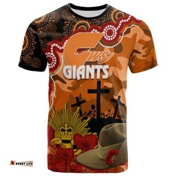 the giants football anzac 2023 t shirt aboriginal mix slouch hat