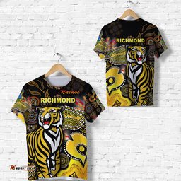 richmond tigers t shirt naidoc heal country heal our nation original