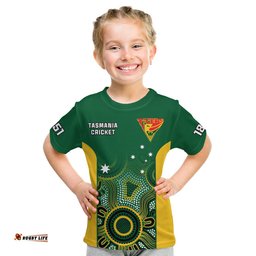 tasmania cricket 2023 t shirt tigers sheffield shield indigenous