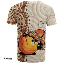 thorny devil australia t shirt baby moloch horridus with ants aboriginal art