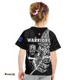 new zealand tiki rugby t shirt nz warriors fern maori style