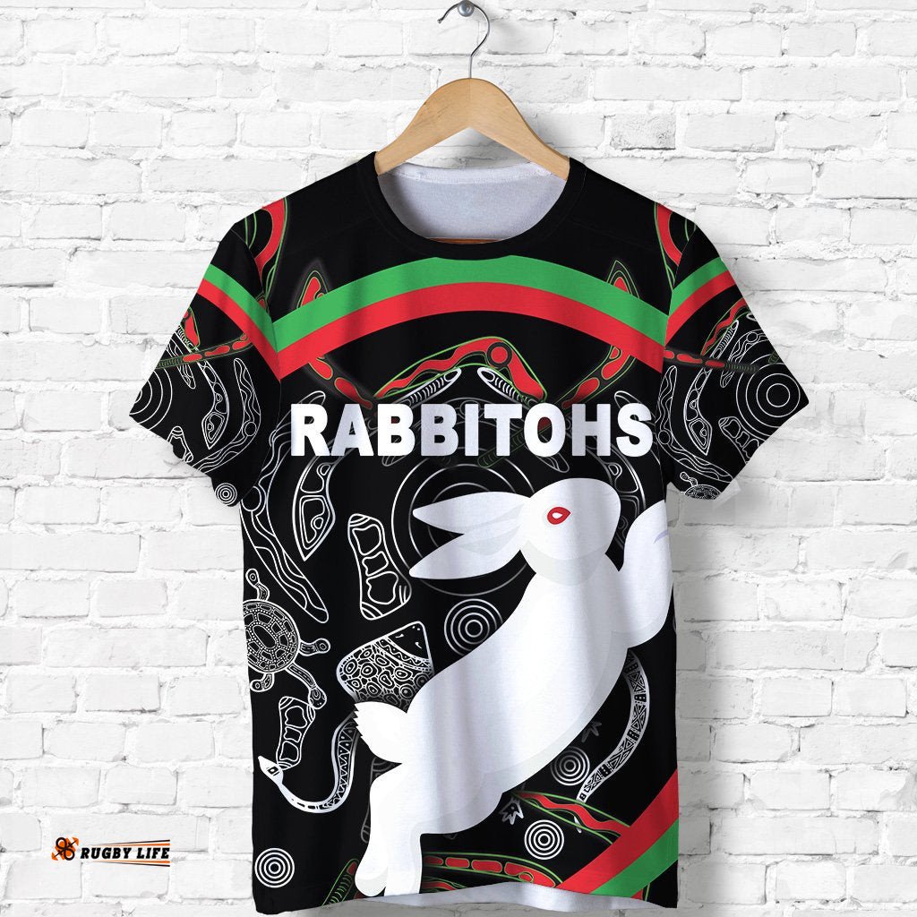 rabbitohs t shirt indigenous mystery vibes