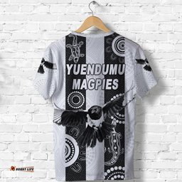 yuendumu magpies football club t shirt indigenous version