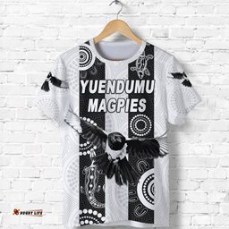 yuendumu magpies football club t shirt indigenous version
