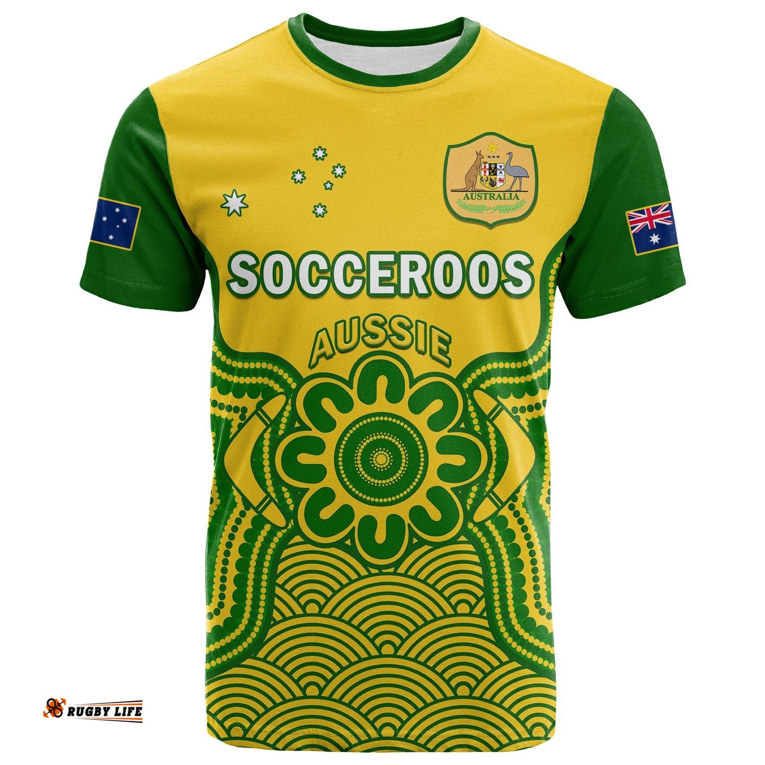 australia soccer t shirt socceroos aboriginal go champions world cup 2022