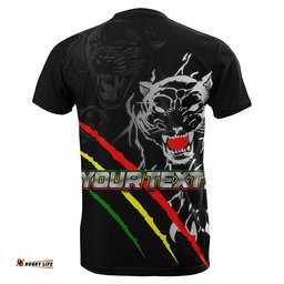 custom personalised panthers t shirt claws black panthers