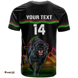 custom australia day panthers t shirt nrl 2024 sydney opera house with map black