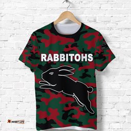 south sydney rabbitohs t shirt anzac day camouflage vibes