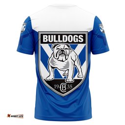 canterbury bankstown bulldogs t shirt drinking style nrl